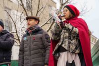 Buntes Treiben beim Fasnetswecken in Böblingen.