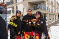 Buntes Treiben beim Fasnetswecken in Böblingen.