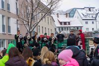 Buntes Treiben beim Fasnetswecken in Böblingen.