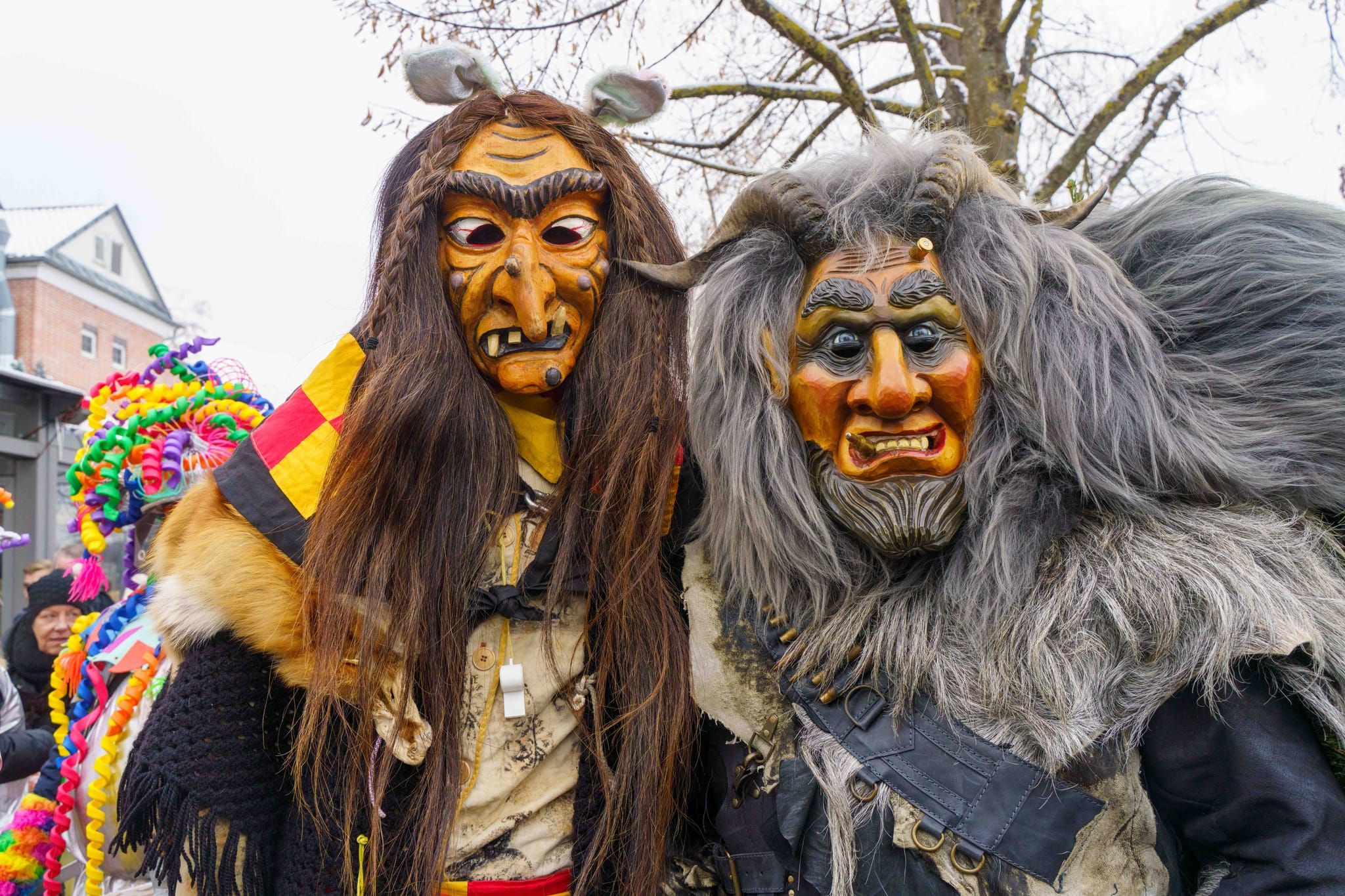 Buntes Treiben beim Fasnetswecken in Böblingen.