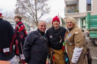 Buntes Treiben beim Fasnetswecken in Böblingen.