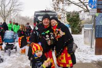 Buntes Treiben beim Fasnetswecken in Böblingen.