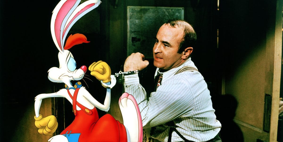 „Falsches Spiel mit Roger Rabbit“ und Bob Hoskins.