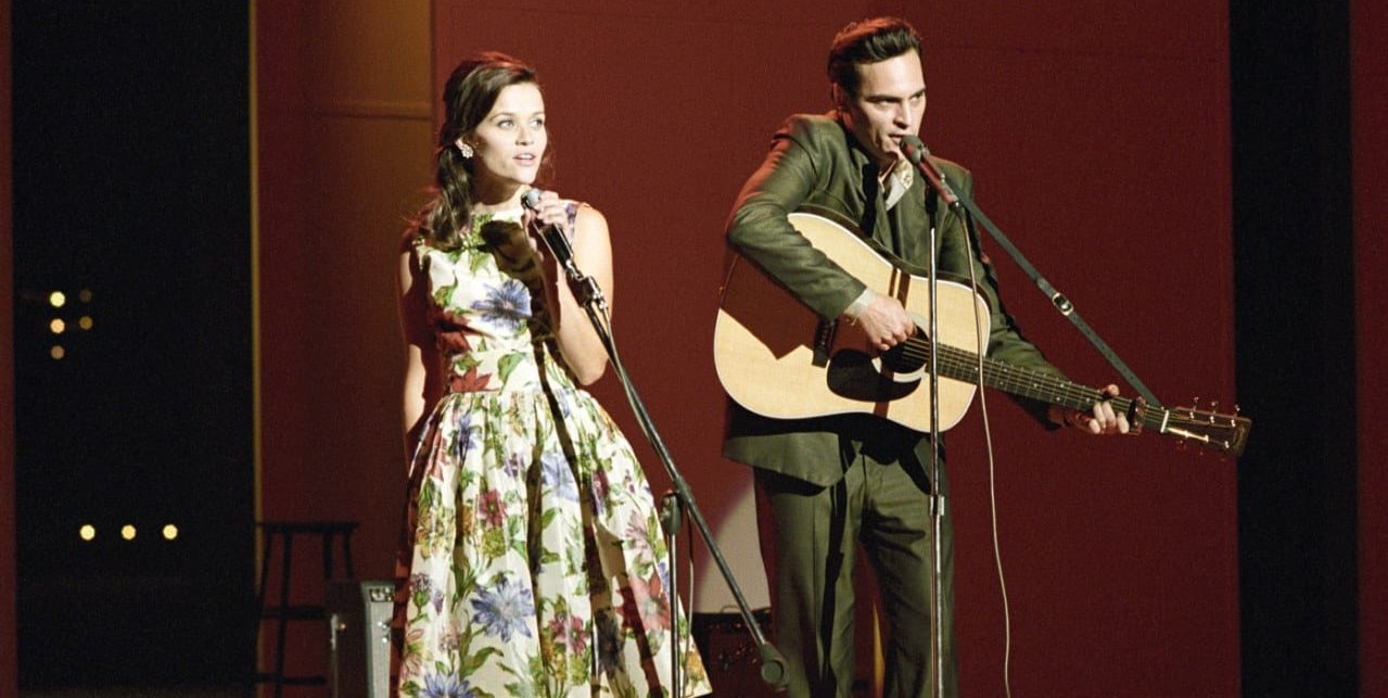 Reese Witherspoon und Joaquin Phoenix in „Walk th Line“.