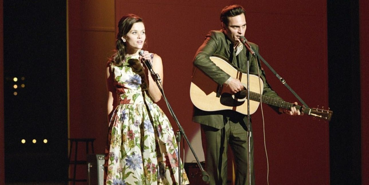 Reese Witherspoon und Joaquin Phoenix in „Walk th Line“.