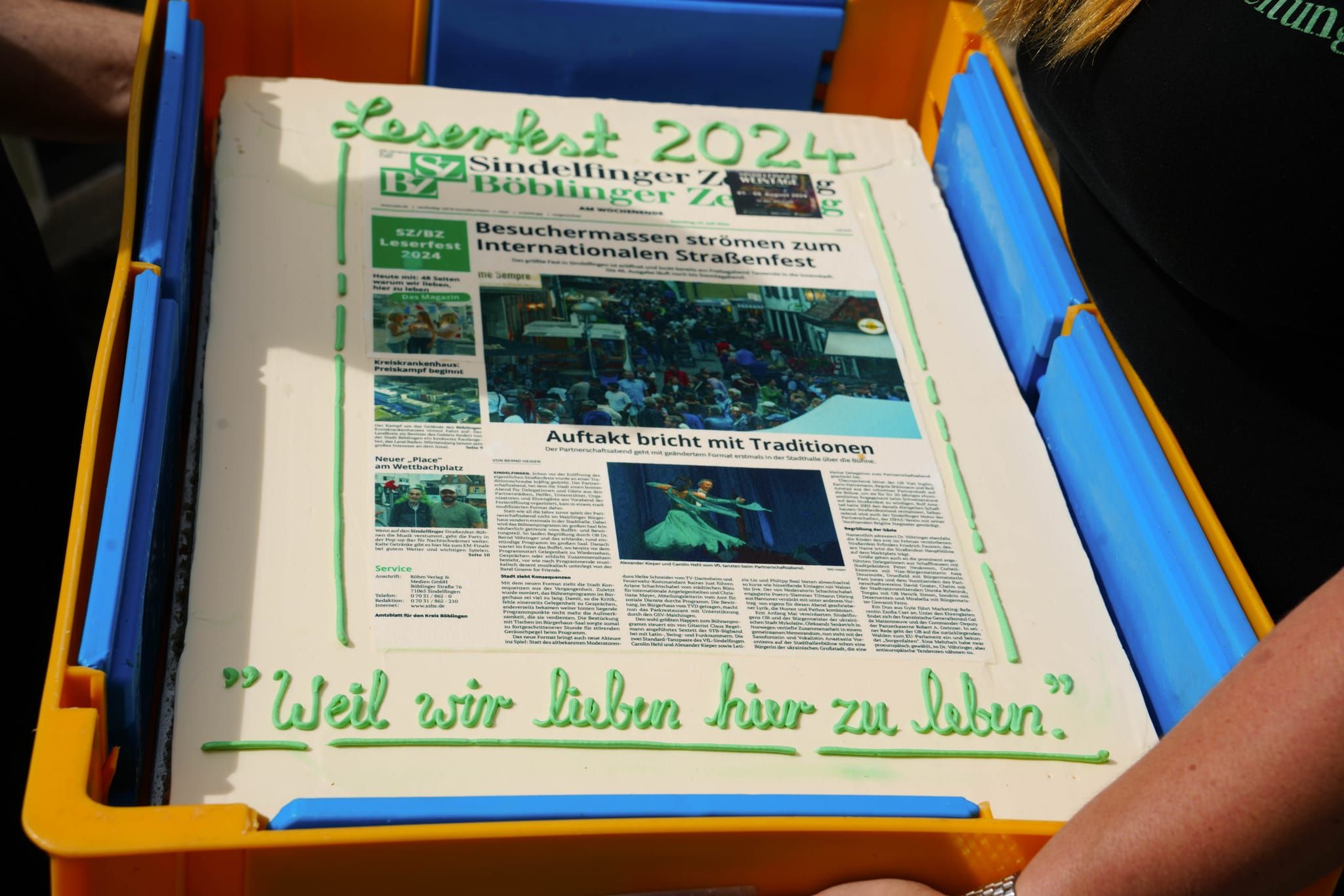 Volles Haus und tolles Programm beim Leserfest der SZ/BZ.