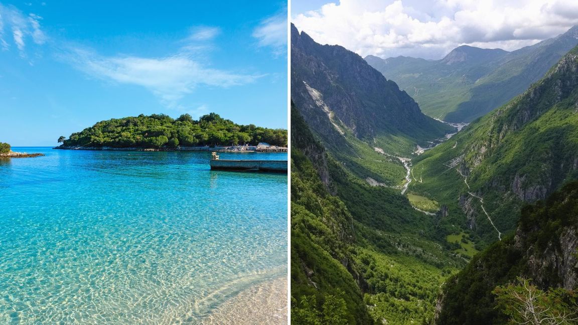 Im Meer schwimmen oder in den Bergen wandern? In Albanien können Urlauber beides machen.
