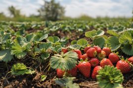 Schon bald kann man wieder Erdbeeren ernten.