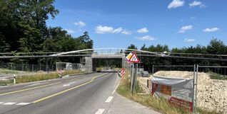 Wegen der Radbrücke ist die Panzerstraße am kommenden Wochenende zum letzten Mal gesperrt.