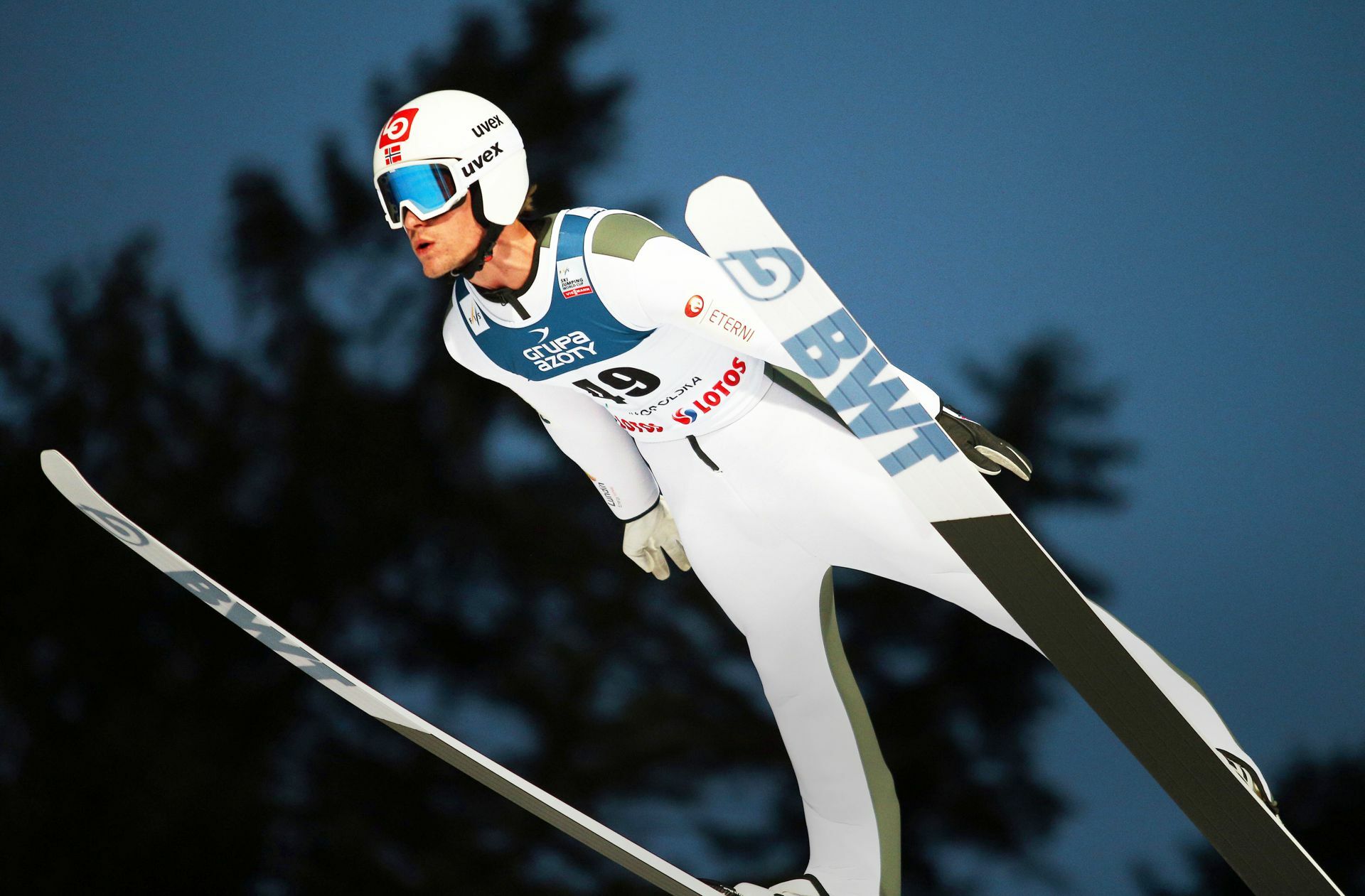Daniel-André Tande überrascht  am Holmenkollen auch sich selbst.
