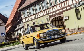Mercedes-Benz-Limousinen der Baureihe 123 sind heute einer der beliebtesten Klassiker Deutschlands.