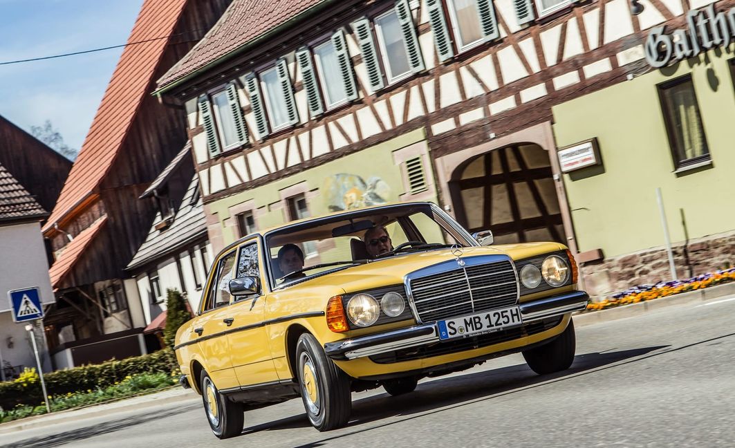 Mercedes-Benz-Limousinen der Baureihe 123 sind heute einer der beliebtesten Klassiker Deutschlands.