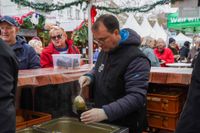 Erbseneintopf bei der SZ/BZ: Das gehört einfach zum Sindelfinger Weihachtsmarkt.