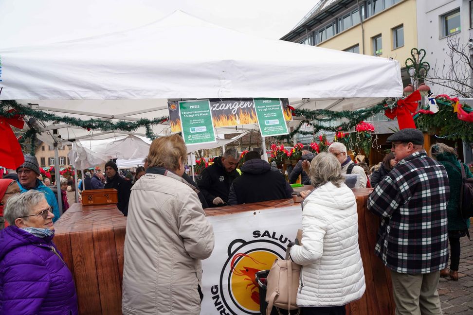 Erbseneintopf bei der SZ/BZ: Das gehört einfach zum Sindelfinger Weihachtsmarkt.