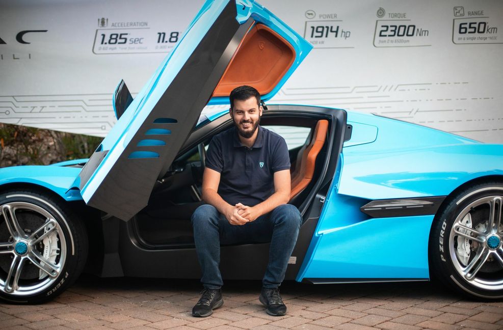 Der Unternehmensgründer Mate Rimac ist ein gefragter Mann. Foto: Stephan Bauer