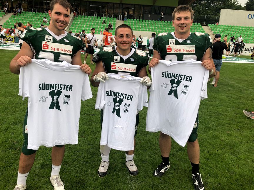 Niclas Merk, Maurice Schüle und Simon Butsch in der Erfolgsspur (von links):Bild: z