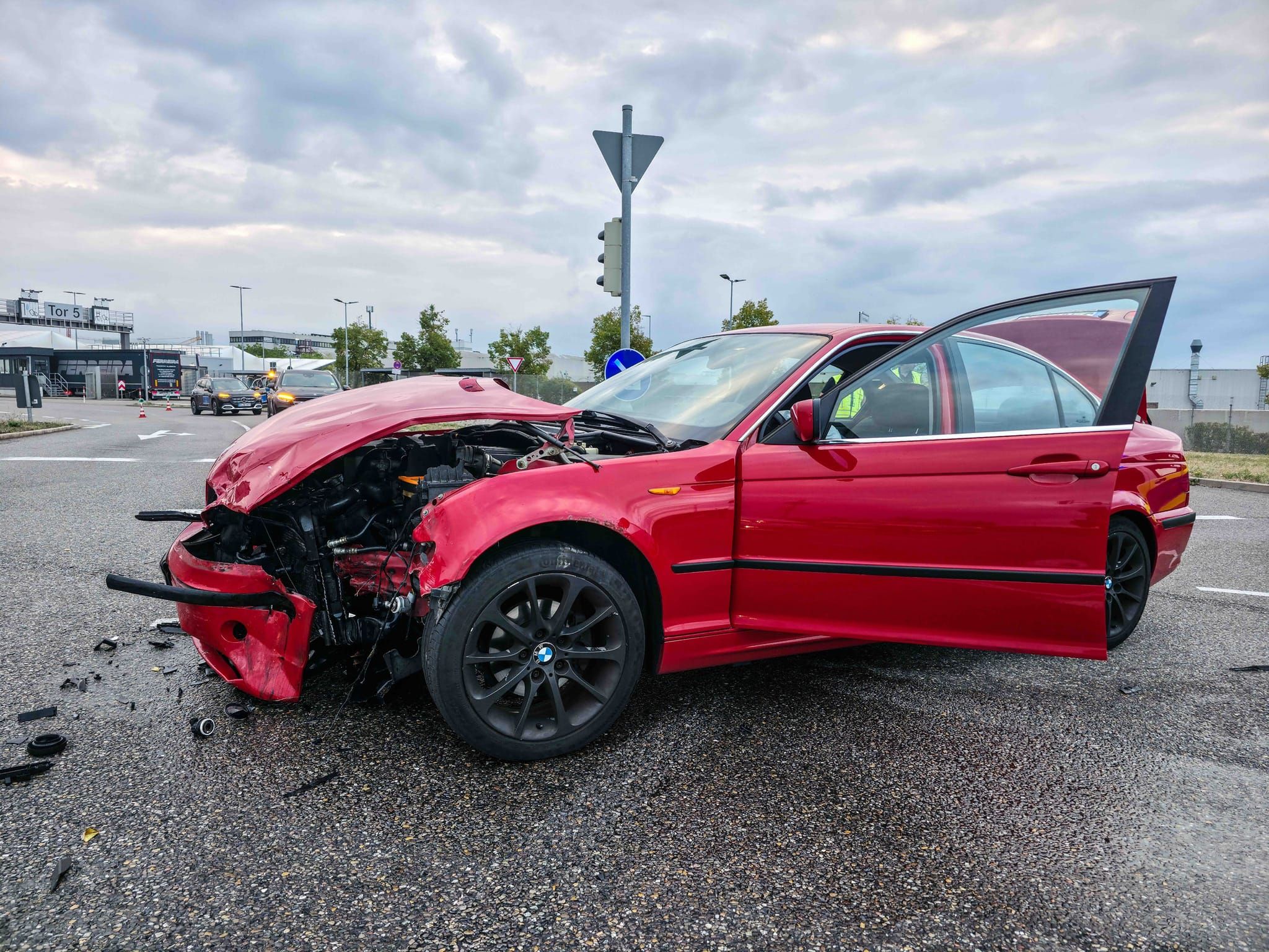 Unfall am Dienstagmorgen im Berufsverkehr.
