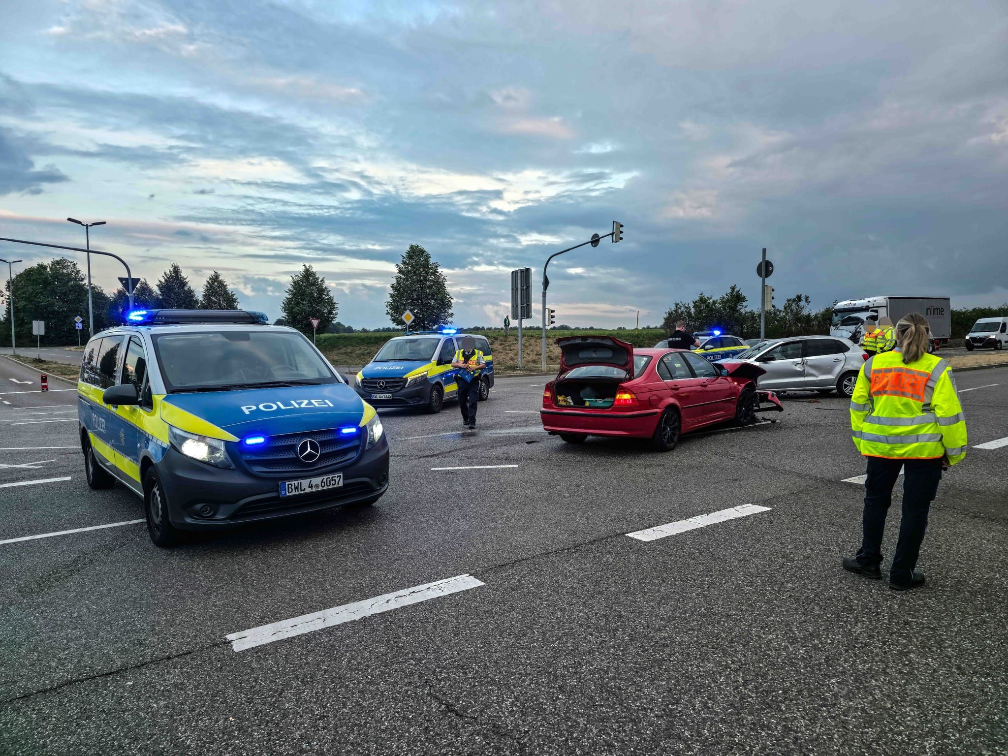 Unfall am Dienstagmorgen im Berufsverkehr.