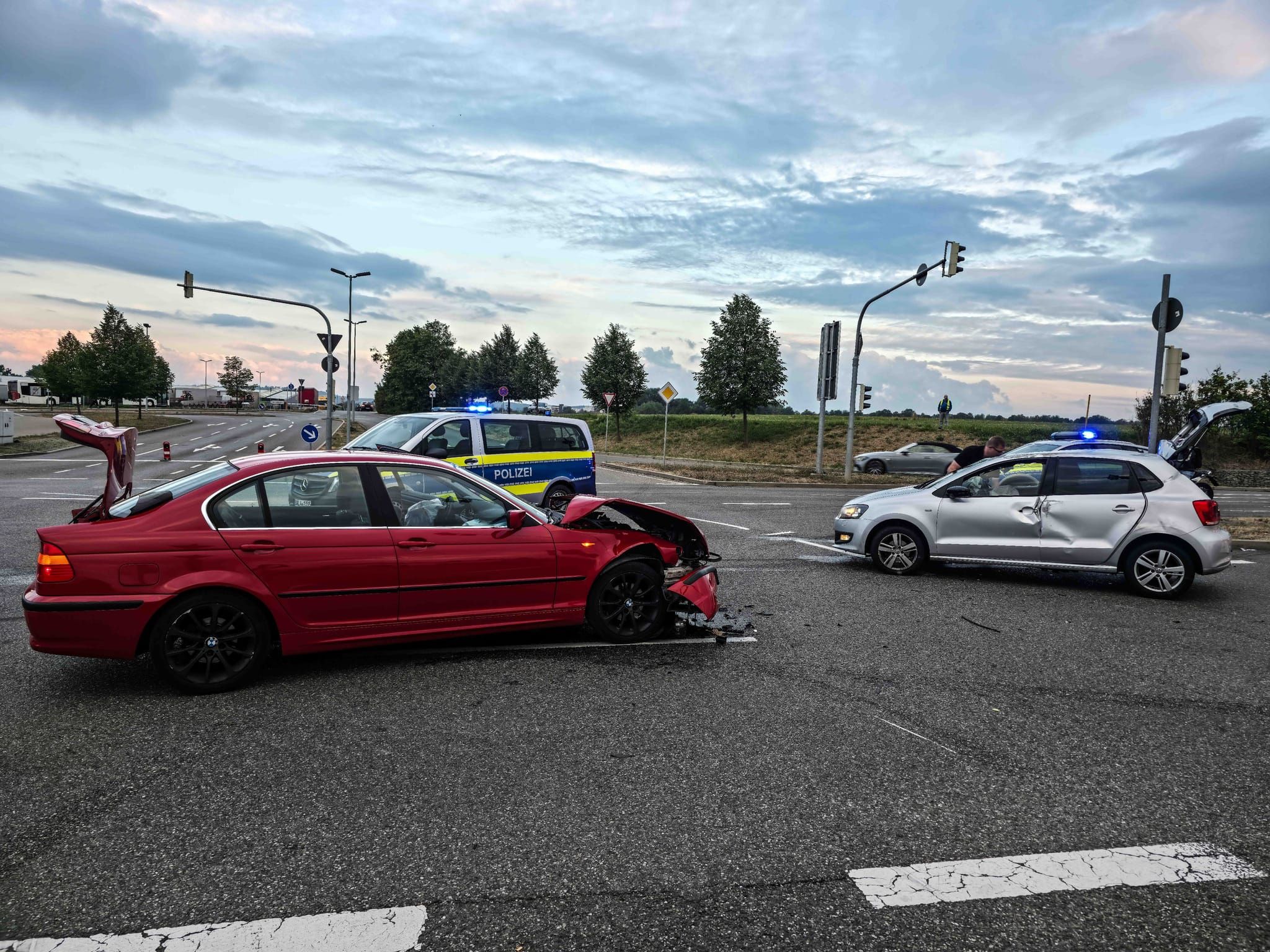 Unfall am Dienstagmorgen im Berufsverkehr.