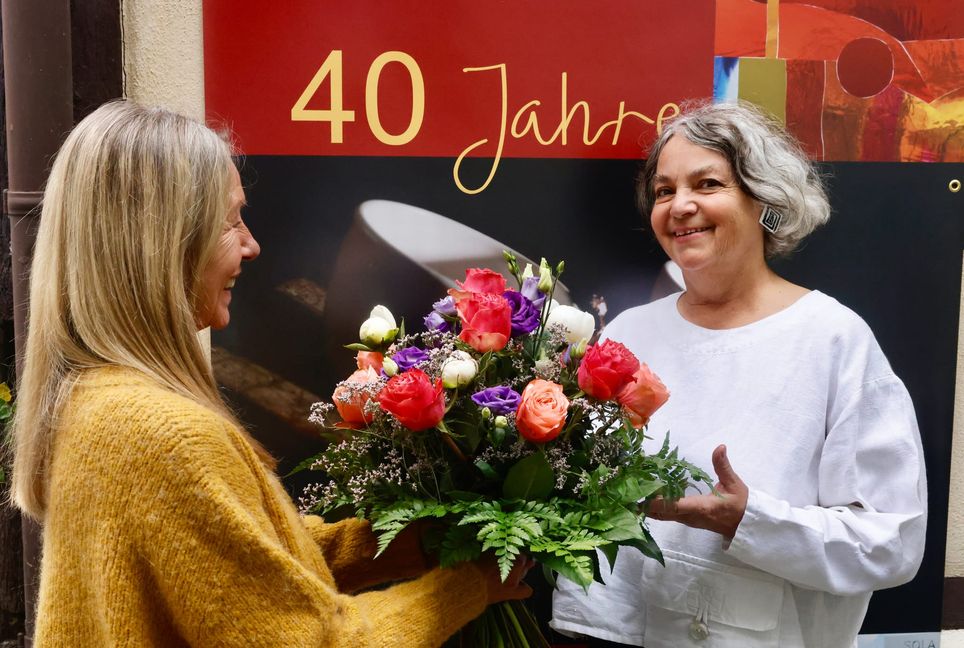 Sabina Hunger (rechts).