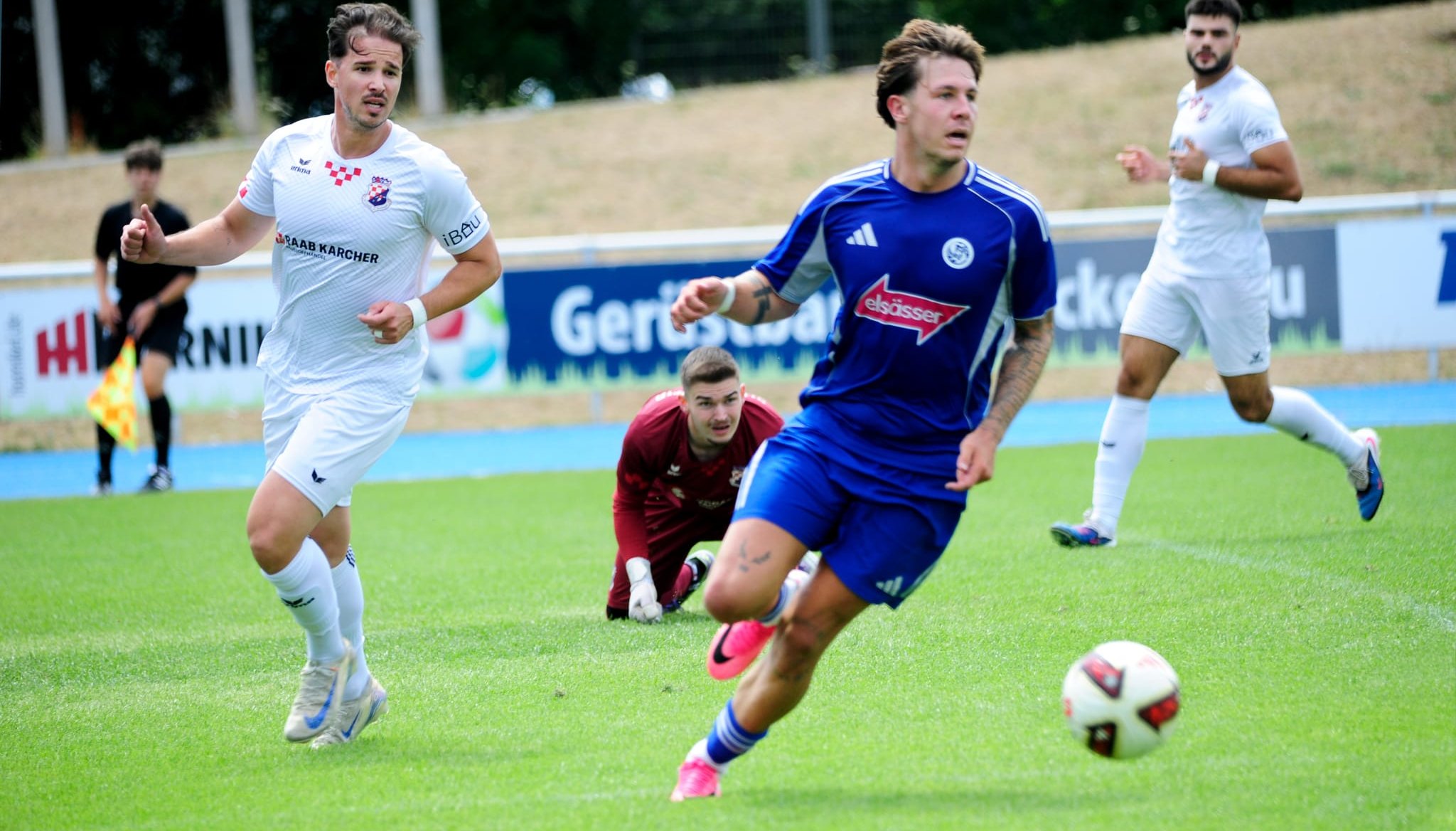 Max Horn eröffnete den Torreigen für VfL Sindelfingen. Die Richtung stimmt beim VfL.