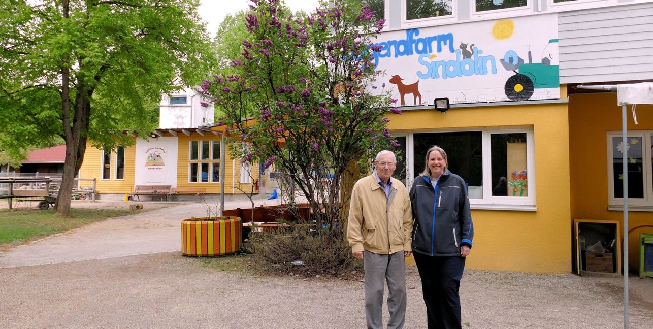 Peter Osterheld und Yvonne Mombächer freuen sich schon auf das große Fest am Samstag.