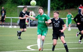 Kevin Flaig (grünes Trikot) und der GSV Maichingen sind am Samstag beim SC Geislingen gefordert.