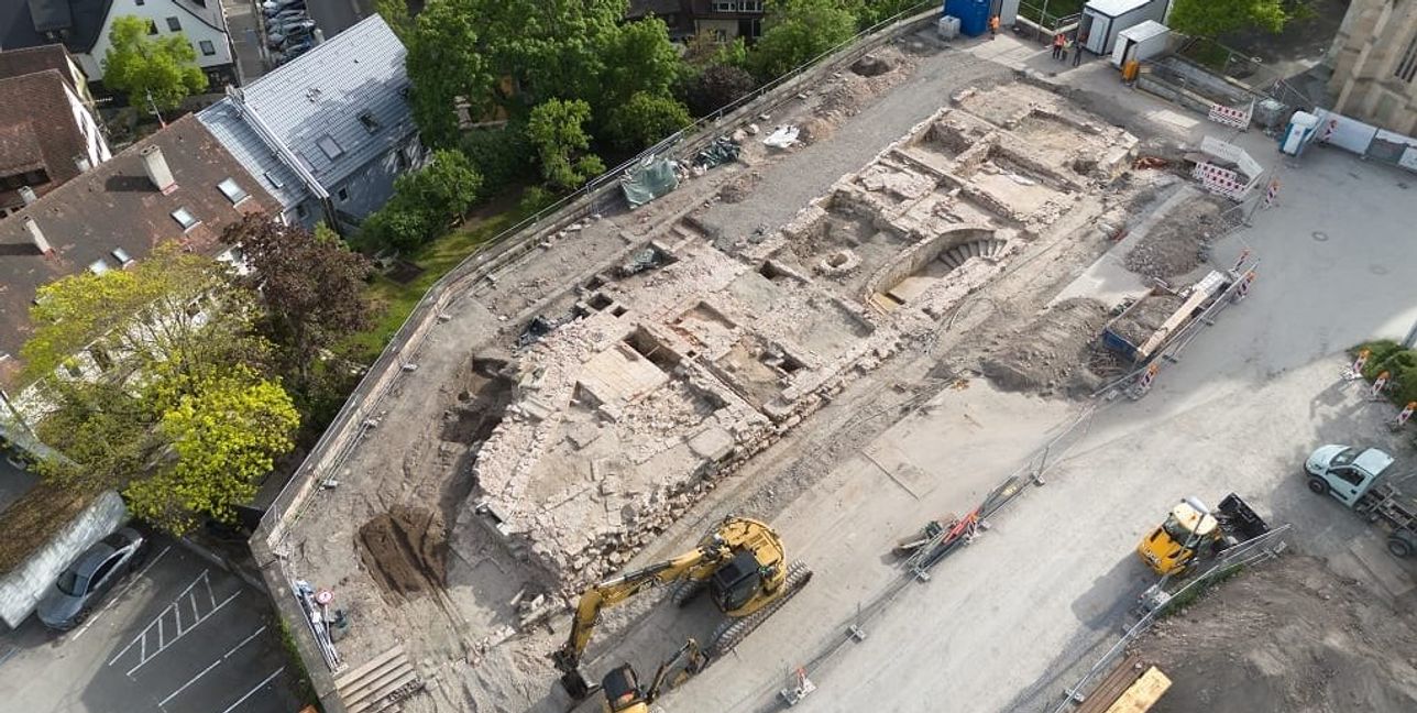 Grabung auf dem Schloßberg:  Bild: e&b excav, Landesamt für Denkmalpflege im Regierungspräsidium Stuttgart