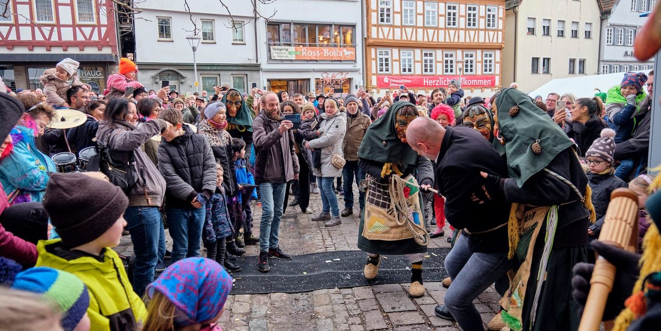 Abschluss des Pferdemarkts ist der große Umzug am Dienstagin der Leonberger Innenstadt.