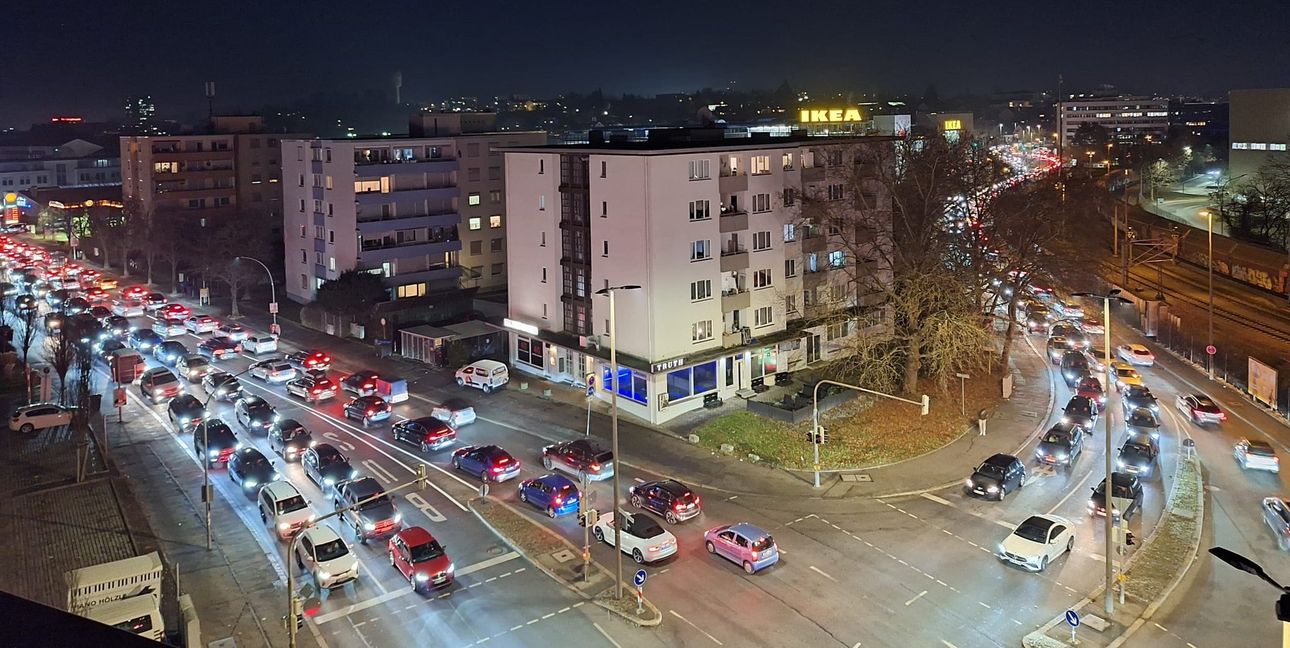 SZ/BZ-Leser Markus Dahm machte das Foto am Dienstag gegen 18 Uhr in Sindelfingen.