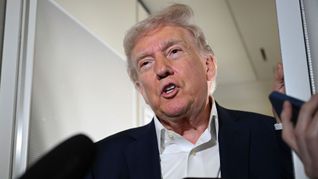 Donald Trump geriet beim Erzählen über seinen Gesundheitscheck regelrecht ins Schwärmen.