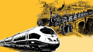 Von der ersten öffentlichen Dampfstrecke in Großbritannien im Jahr 1825 bis zum ICE – zwei Jahrhunderte lang ist die Eisenbahn modern geblieben.