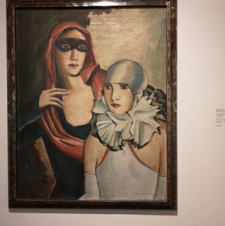 Geist der Zwanziger Jahre: Albert Muellers Ölgemälde „Zwei Schauspielerinnen“ (1925) zeigt sein Schaffen an den Bruchlinien zur Neuen Sachlichkeit.