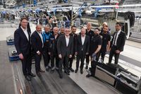 Bundeskanzler Olaf Scholz besucht das Mercedes-Werk Sindelfingen.