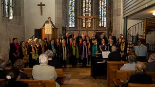 Melodien aus dem Musical „Joseph“ von einem Projektchor aus den Liederkränzen Dachtel und Dagersheim in der Dagersheimer Kirche.