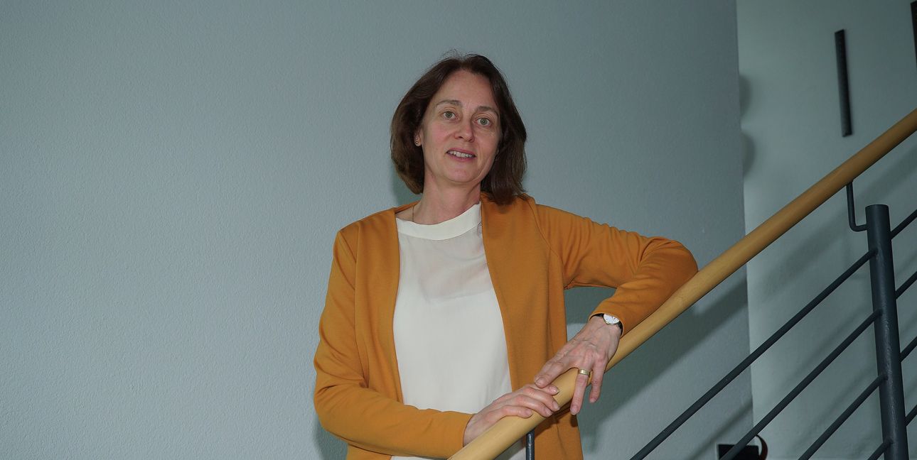 Die Vize-Präsidentin des EU-Parlaments Katarina Barley bei ihrem Besuch in Sindelfingen.