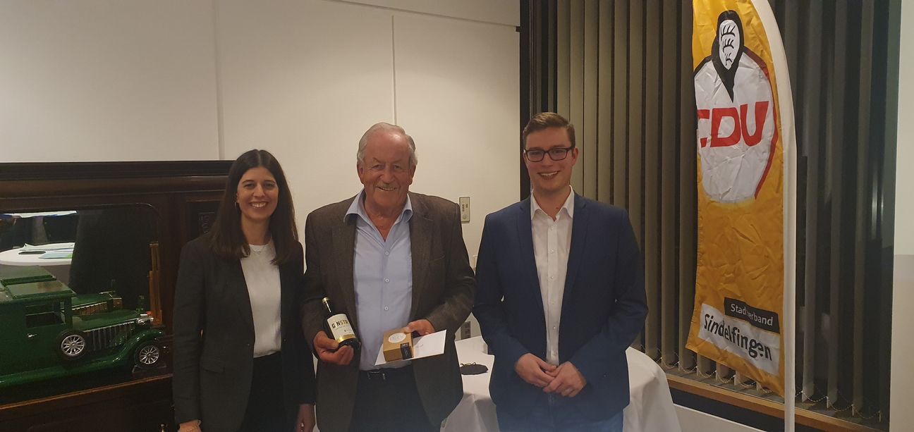 Johanna Scheffbuch, Walter Arnold und Tobias Ehret (von links). Bild: z