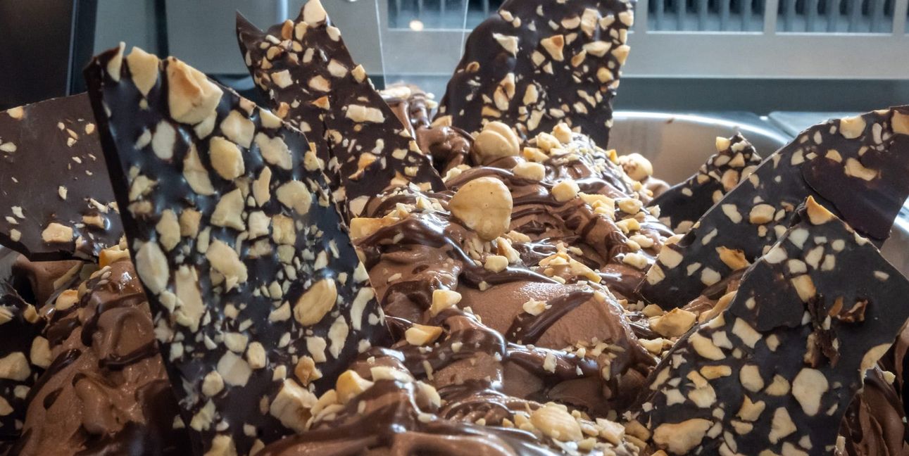 Das preisgekrönte Bacio-Eis von Antonella Leitao überzeugte die Jury bei der Gelatissimo und wurde als bestes Bacio-Eis Deutschlands ausgezeichnet.