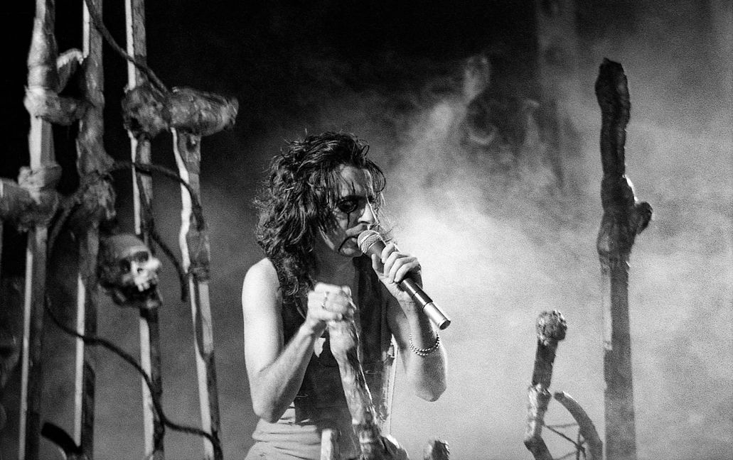 Alice Cooper 1975 in Böblingen.