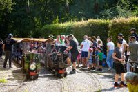 Der Dixieland-Express hat bei den Sindelfinger Dampfbahnfreunden erstmals seine Runden gedreht.