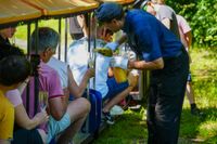 Der Dixieland-Express hat bei den Sindelfinger Dampfbahnfreunden erstmals seine Runden gedreht.