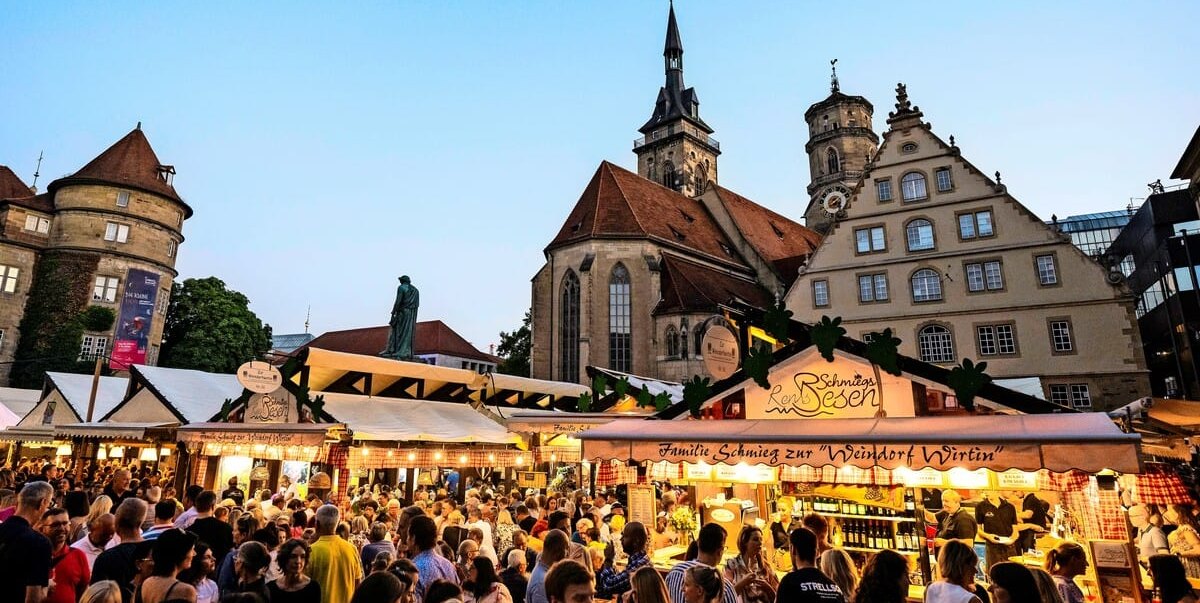 Bald wird wieder gefeiert auf dem Schillerplatz.