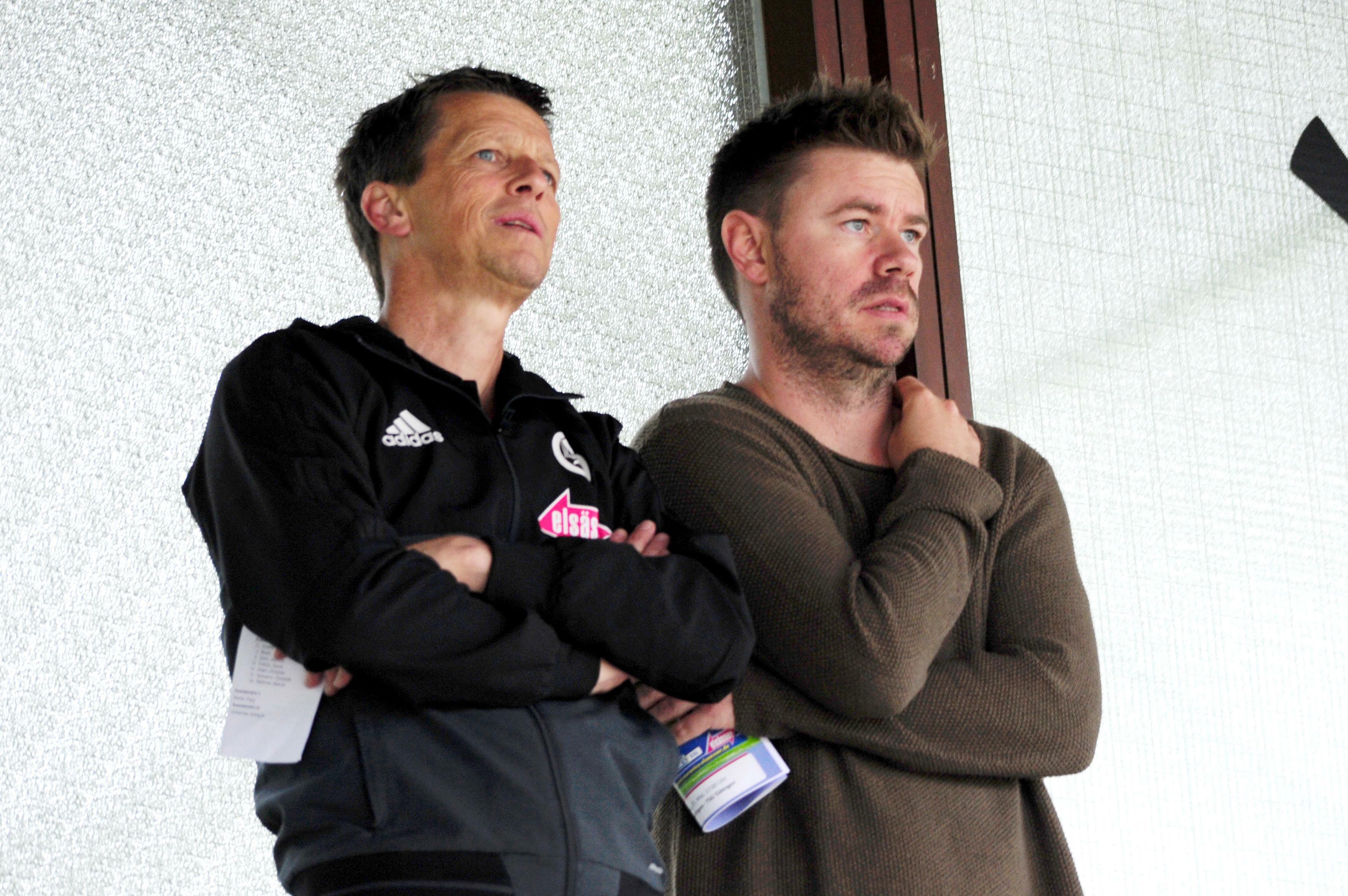 Tobias Winter (rechts) neben Thomas Dietsche