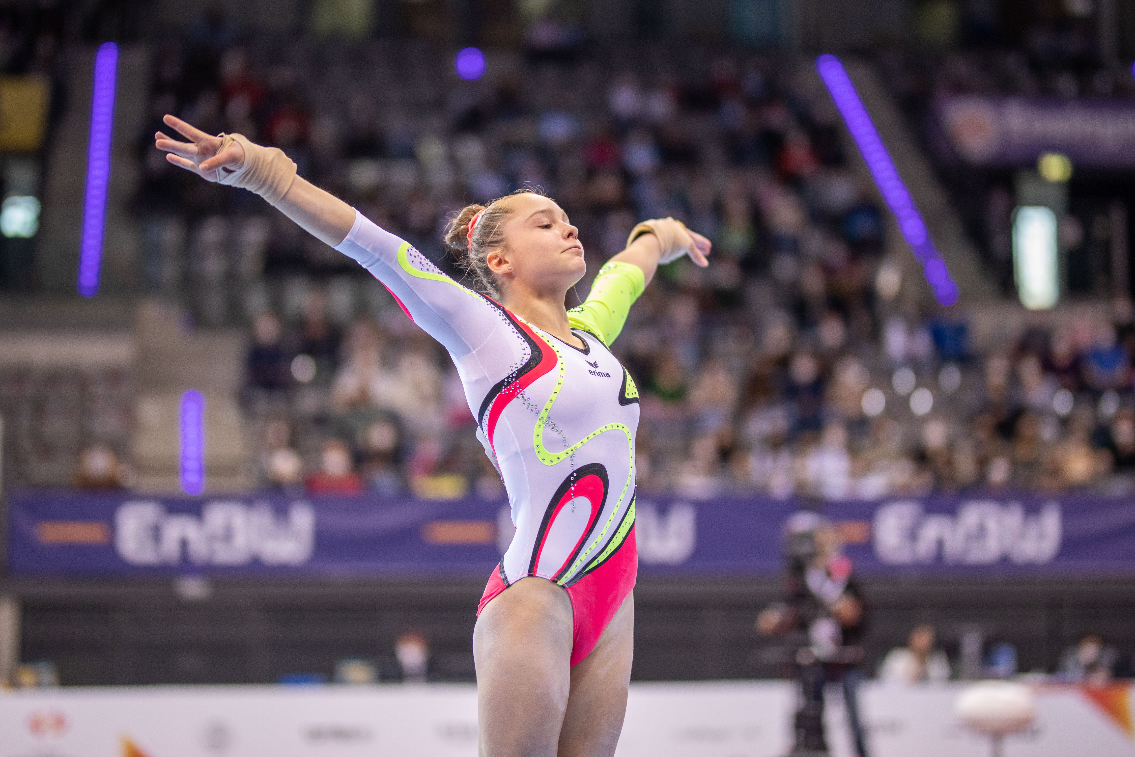 Meolie Jauch beim DTB-Pokal in Stuttgart. Bild: Eibner/Tabea Guenzler