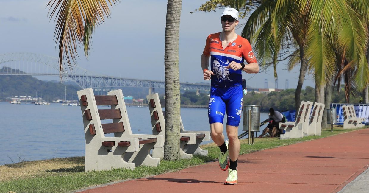 Am Ende wird es hart und heiß: Thomas Berger auf der Laufstrecke. Bild: z