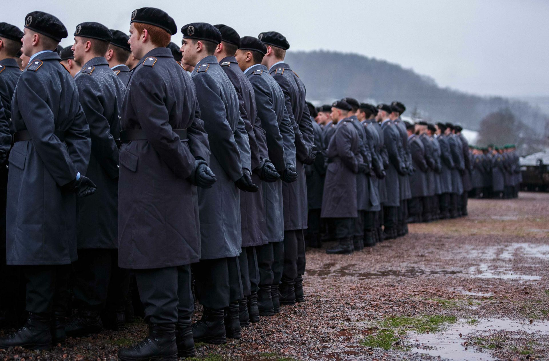 Gelöbnis bei der Bundeswehr.