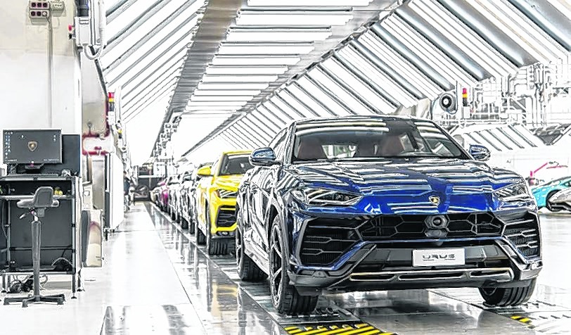 Eisenmann installiert derzeit eine neuartige Lackieranlage im Stammwerk von Lamborghini. Bild: z