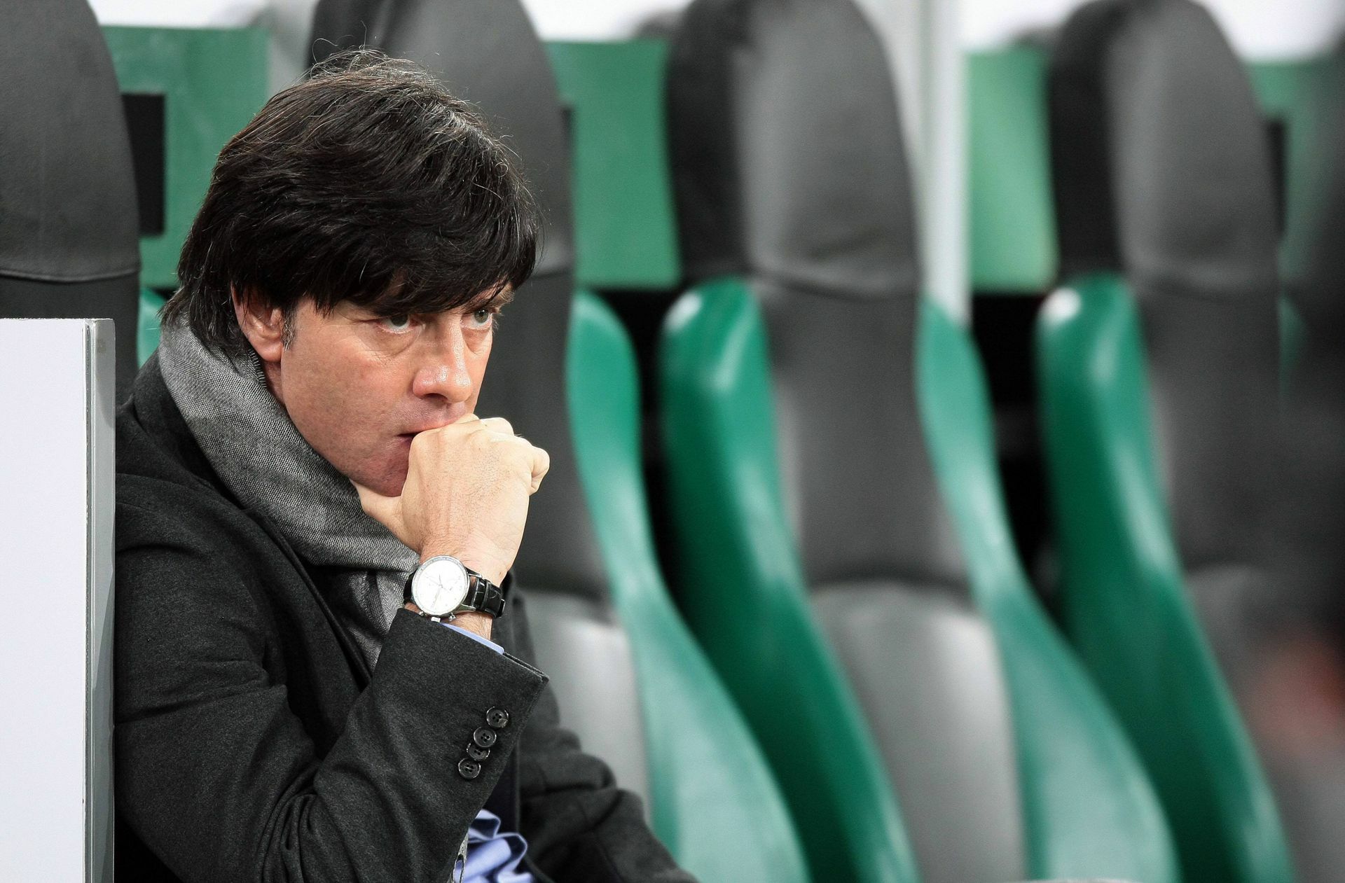 Sein Debüt als Trainer der Nationalmannschaft gab Löw am 16. August 2006. In den folgenden vier Spielen gewann er unter anderem gegen Schweden mit 3:0. Damit war er der erste Bundestrainer, der seine Karriere mit vier Siegen ohne Gegentor begann. Foto: Baumann