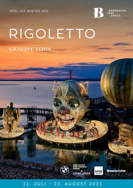 Bregenzer Festspiele 2021: Die Verdi-Oper Rigoletto am See. Bild: Bregenzer Festspiele/anja Köhler
