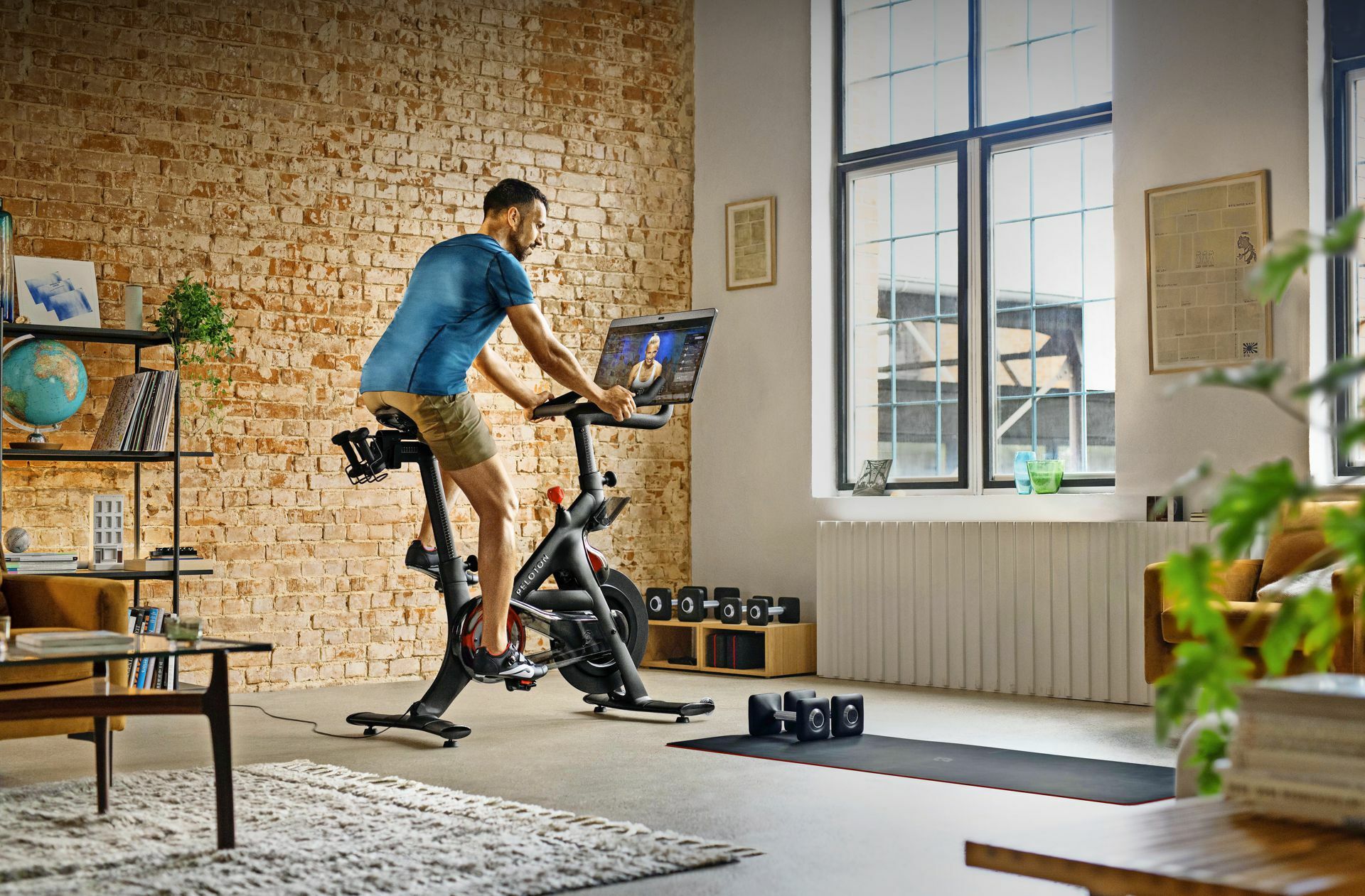 Digitales Training: Peloton wurde mit seinen vernetzten Fitnessrädern bekannt.